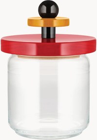 Glazen pot Lucia met hermetisch beukenhouten deksel