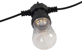 Buitenlamp Prikkabel LED 10 m ST45 lichtbronnen 10-lichts met afstandsbediening - Chill Modern IP44 Buitenverlichting