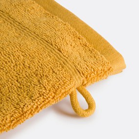 Set van 4 washandjes in bouclette badstof, Zavara