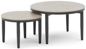 Hoek loungeset 5 personen Aluminium/wicker Grijs  Coco Ibiza