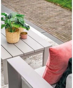 Garden Impressions Malakka loungeset 4 - delig taupe/valley sand