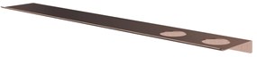 Hotbath &More planchet 80cm met twee uitsparingen voor een zeepdispenser of beker koper geborsteld PVD
