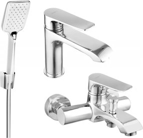 Mexen Pecos R62 badkuipset, chroom - 72703R62-00
