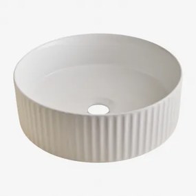 Ronde Keramische Wastafel Sinqua Ø36 Cm - Sklum