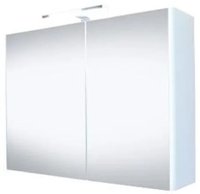 Best Design Happy spiegelkast 80x60cm met verlichting MDF wit 4002850