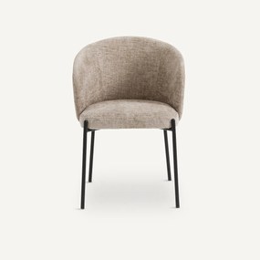 Tafelfauteuil in rupsfluweel, Kinna