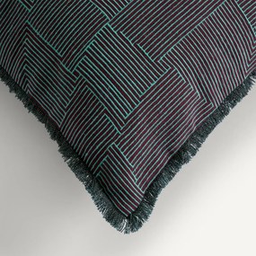 Geborduurde kussenhoes van linnen en katoen, SORINE