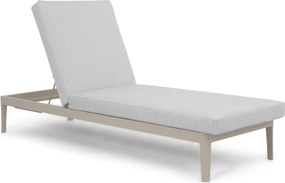Lifestyle Garden Furniture Mateo Ligbed Met Kussen Loft/soft Grey Aluminium Taupe