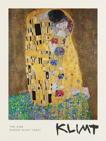 Kunstdruk The Kiss - Gustav Klimt, (30 x 40 cm)