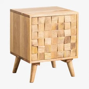 Pack Van 2 Nachtkastjes 40x35 Cm Van Mangohout Jaralson Mangohout - Sklum