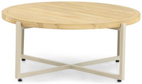 Stoel en Bank Loungeset 5 personen Aluminium/Wicker Taupe  Apple Bee Milou