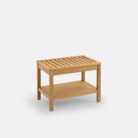 Badkamer bank Haumea, in acacia, 50cm