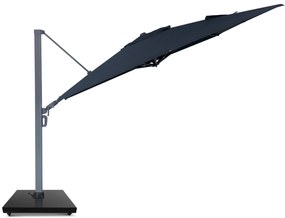 Zweefparasol  3x3.5m S2 Excellent (incl. voet + hoes) Grijs-antraciet Camello Luna