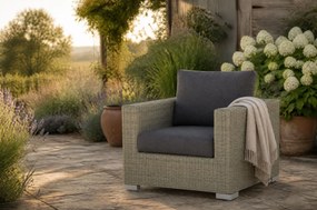 Tuinstoel Wicker Taupe-naturel-bruin Garden Collections Toronto