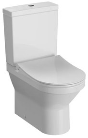 Nemo Spring Purcompact toiletset - 60x80x38cm - met reservoir - softclose & quickrelease zitting - staand - porselein wit 049133