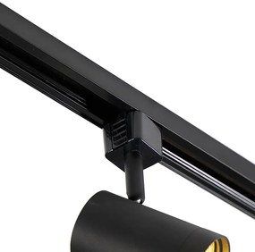 Smart railsysteem zwart 1-fase 10-lichts incl. Wifi GU10 - Iconic Jeana