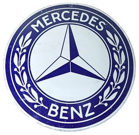 Metalen bord Mercedes Benz