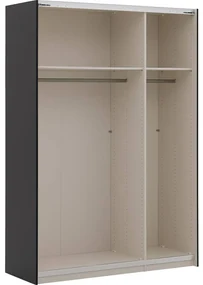 Goossens Kledingkast Easy Storage Sdk, 153 cm breed, 220 cm hoog, 2x 3 paneel schuifdeuren