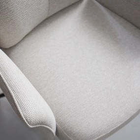 Grijsbeige Stoel Met Armleuningen