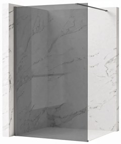 Walk-in douchewand Rea Flexi Grey / Titan 130