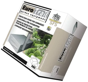 Eurotrail Beschermhoes voor loungeset 100x100x70 cm grijs