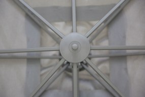 Zweefparasol  3x3.5m S2 Excellent Mocha (excl. voet) Taupe-naturel-bruin Camello Luna