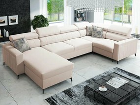 Hoekbank Sarasota 154, Aanwezig, Aanwezig, 351x198x83cm, 233 kg, Poten: Metaal, Hout