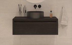 Gliss Design Ares badmeubel 100cm charcoal zonder waskom
