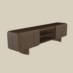 Retro Tv-meubel Hout 160 Cm - 160x40x55cm.