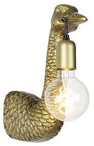 Vintage wandlamp messing - Animal Camel bird Landelijk E27 Binnenverlichting Lamp