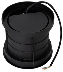 Moderne grondspot zwart 3-lichts IP65 - Tribus