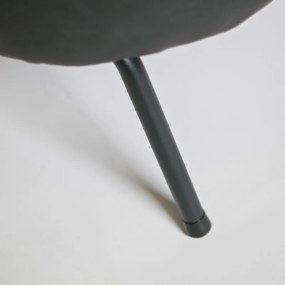 BePureHome Vogue Fauteuil Zwart Leer