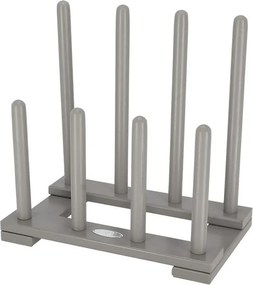 Esschert Design houten laarzenrek - Grijs