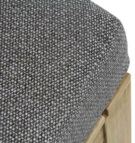 Santika Furniture Santika Arlington Lounger Met Antraciet Kussen Teak Old Teak Greywash