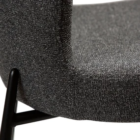 Dan-Form Glam Counter Barstoel Boucle Grijs