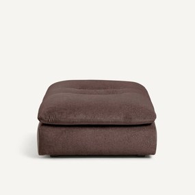 Modulaire voetensteun in linnen fluweel, GIULIANO