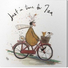 Schilderij op canvas Sam Toft - Just in Time for Tea