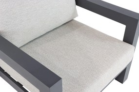 Tuinstoel Aluminium Grijs-antraciet Lifestyle Garden Furniture Luca
