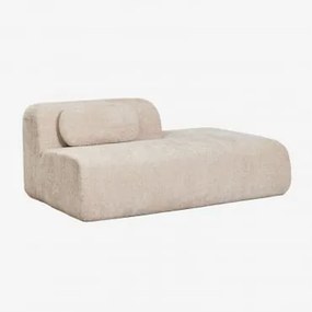 Rechter Divanmodule Voor Modulaire Bank In Vacuüm Verpakte Chenille Merida Chenille Dik Tapiocabeige - Sklum