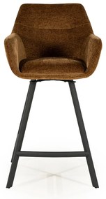 By-Boo Bliss Draaibare Barkruk Stof Geel