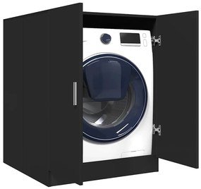 vidaXL Wasmachinekast 71x71,5x91,5 cm zwart