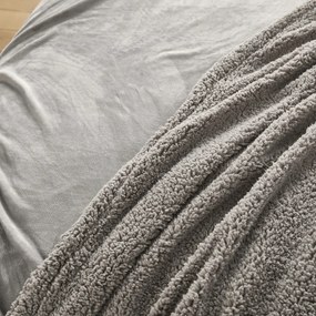 Beddensprei in fleece en sherpa, Maxine