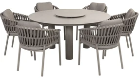 Catalana Donato dining tuinset 160xH75 cm 8 delig keramiek cloud Taste 4SO