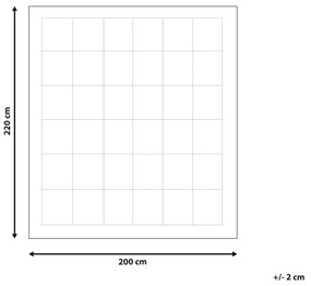 Dekbed extra warm microvezel 200 x 220 cm KABRU Beliani