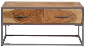 vidaXL Salontafel 75x75x35 cm massief acaciahout