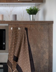 Keuken- &amp; Theedoek deluxe – set van 12 – beige