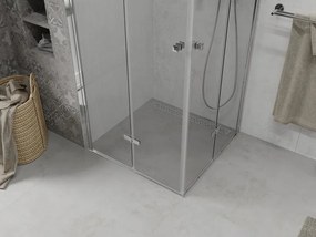 Mexen Lima Duo opvouwbare douchecabine 90 x 90 cm, transparant, chroom - 856-090-090-02-00