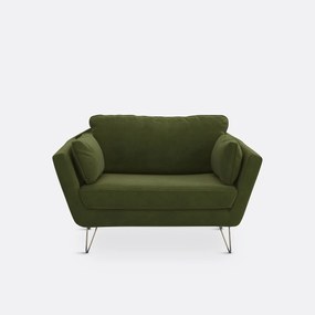 Fauteuil XL in fluweel Topim