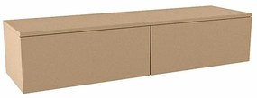 Mondiaz ALAN MODULE Wastafelonderkast - 140x41x30cm - 2 lades - push to open - Oro A45294Oro