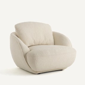 XL bolfauteuil, bouclette stof, ALPINE